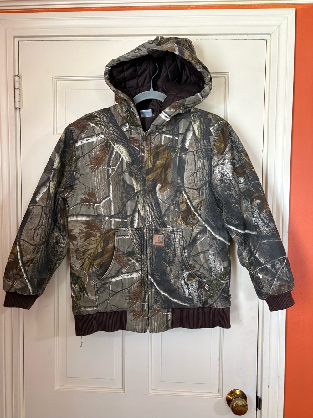 Carhartt X Realtree Xtra Quilted Active Jacket  Camo Youth Large 14-16/Women’s S